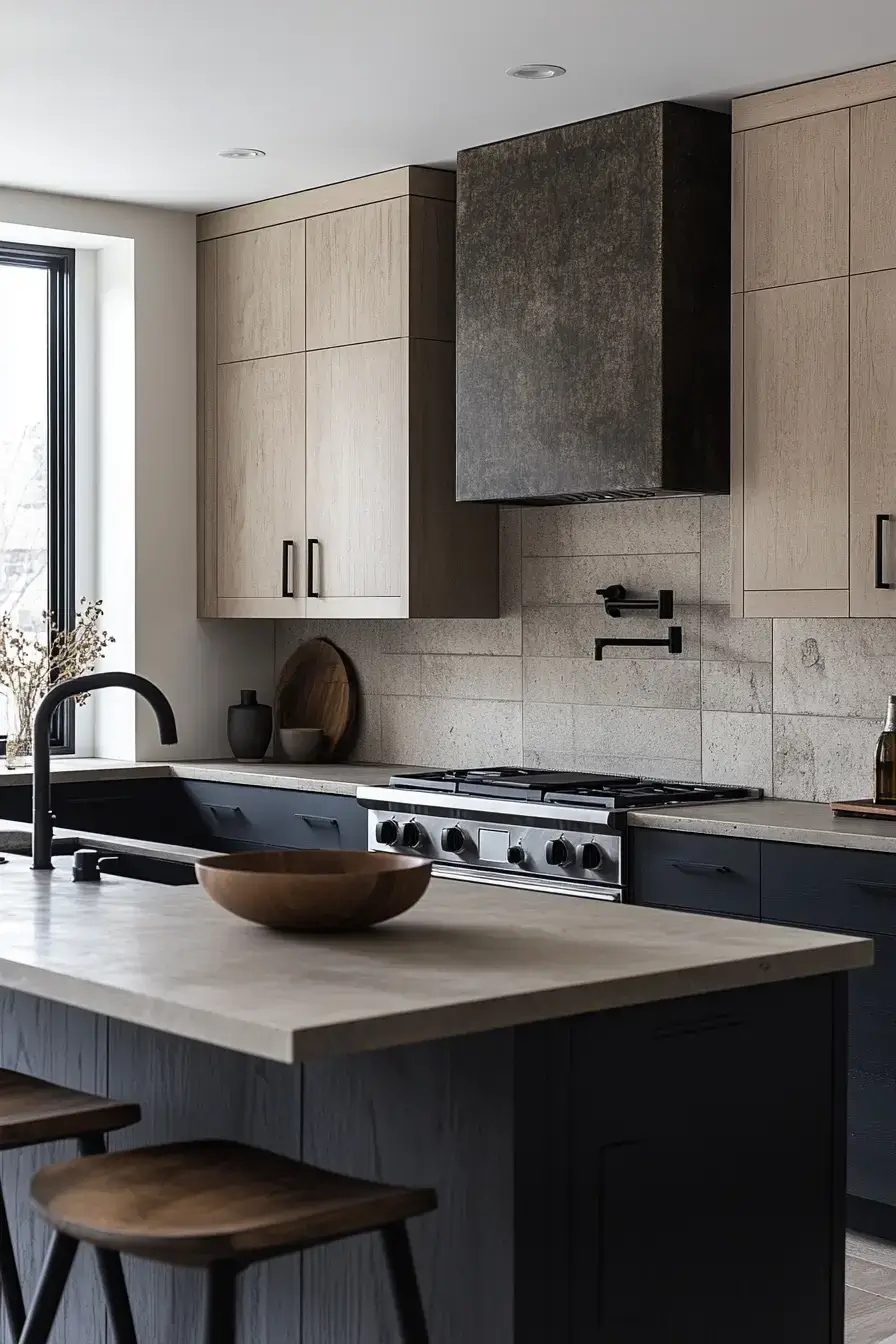 29 Two Toned Kitchen Cabinets Ideas That Split the Color Right 19