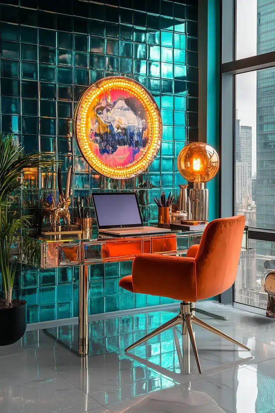 29 Dopamine Decor Office Ideas That Make the Desk Bearable 19