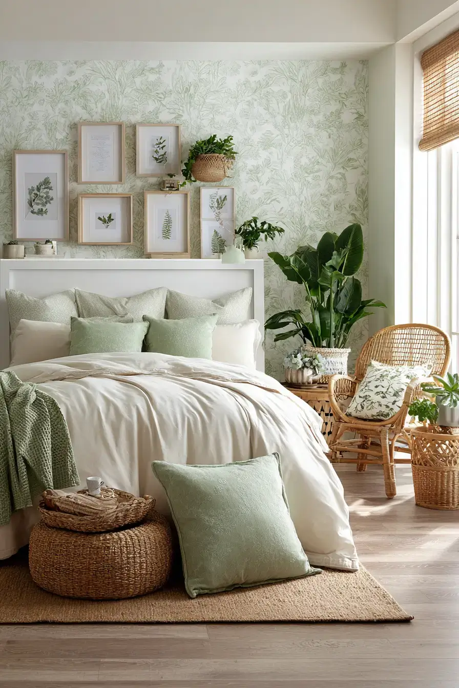 29 Nature Themed Bedroom Ideas That Keep the Outdoors Close 2