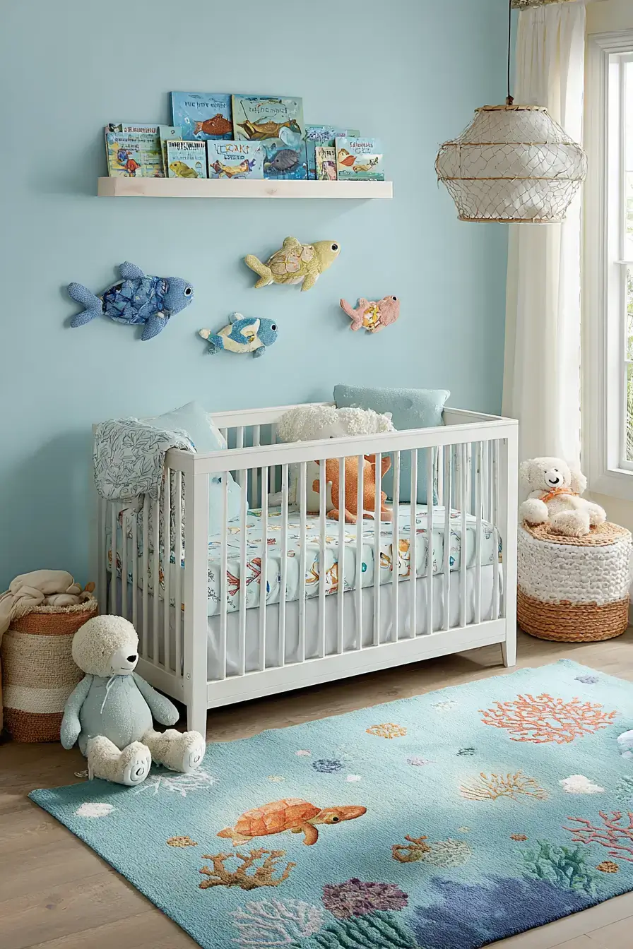 29 Ocean Themed Nursery Ideas for a Calm, Soothing Room 2