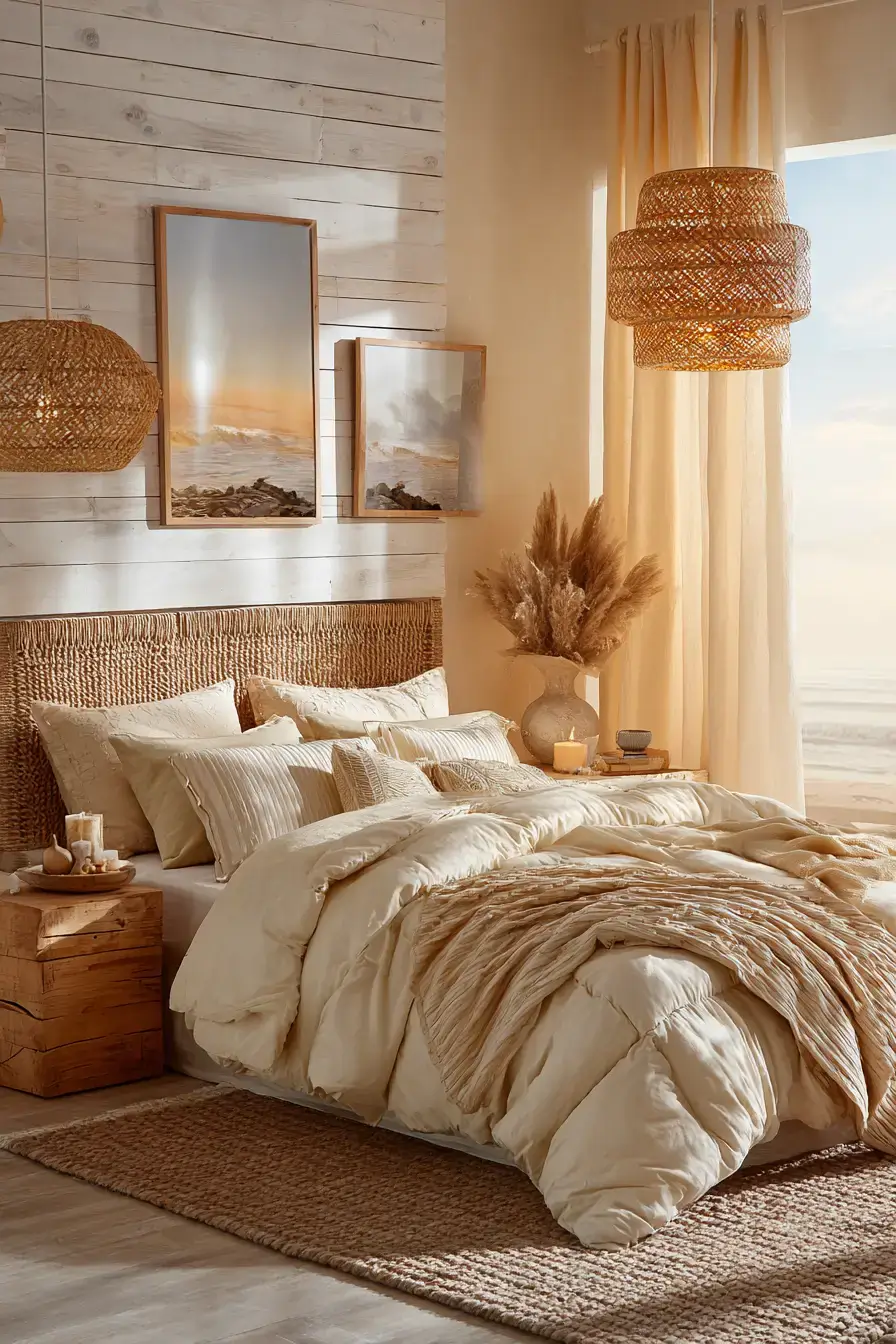 29 Beachy Bedroom Ideas for a Room That Breathes 2
