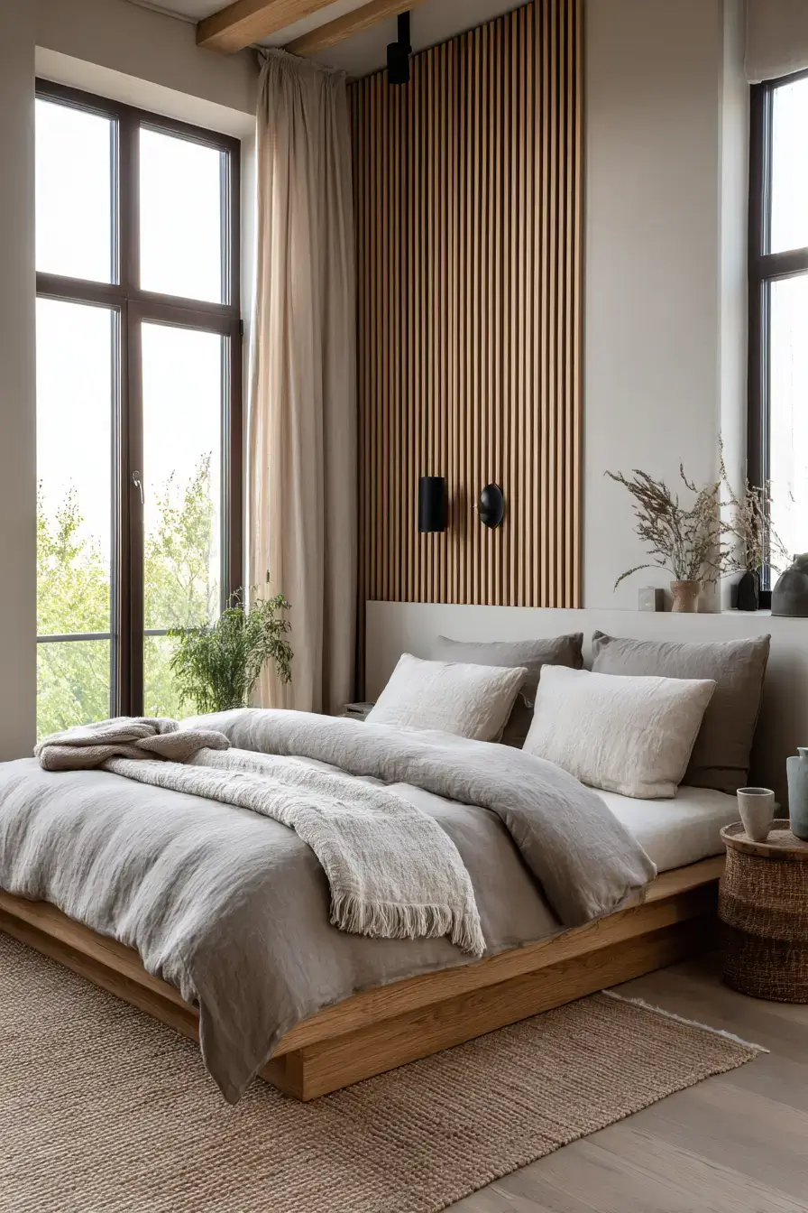 29 Warm Minimalist Bedroom Ideas That Still Feel Soft 2