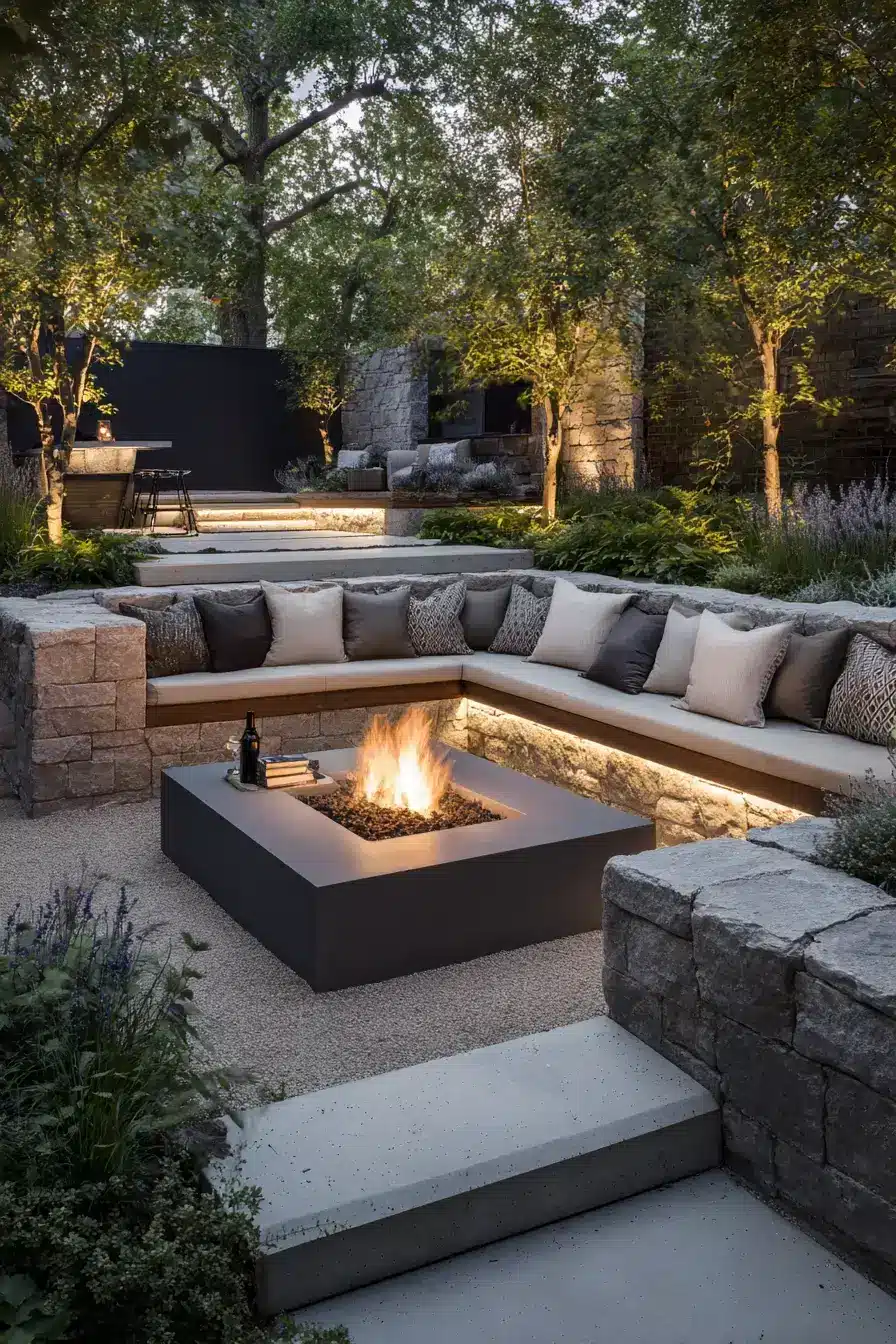 29 Fire Pit Ideas for a Backyard on a Budget That Still Feel Cozy 2