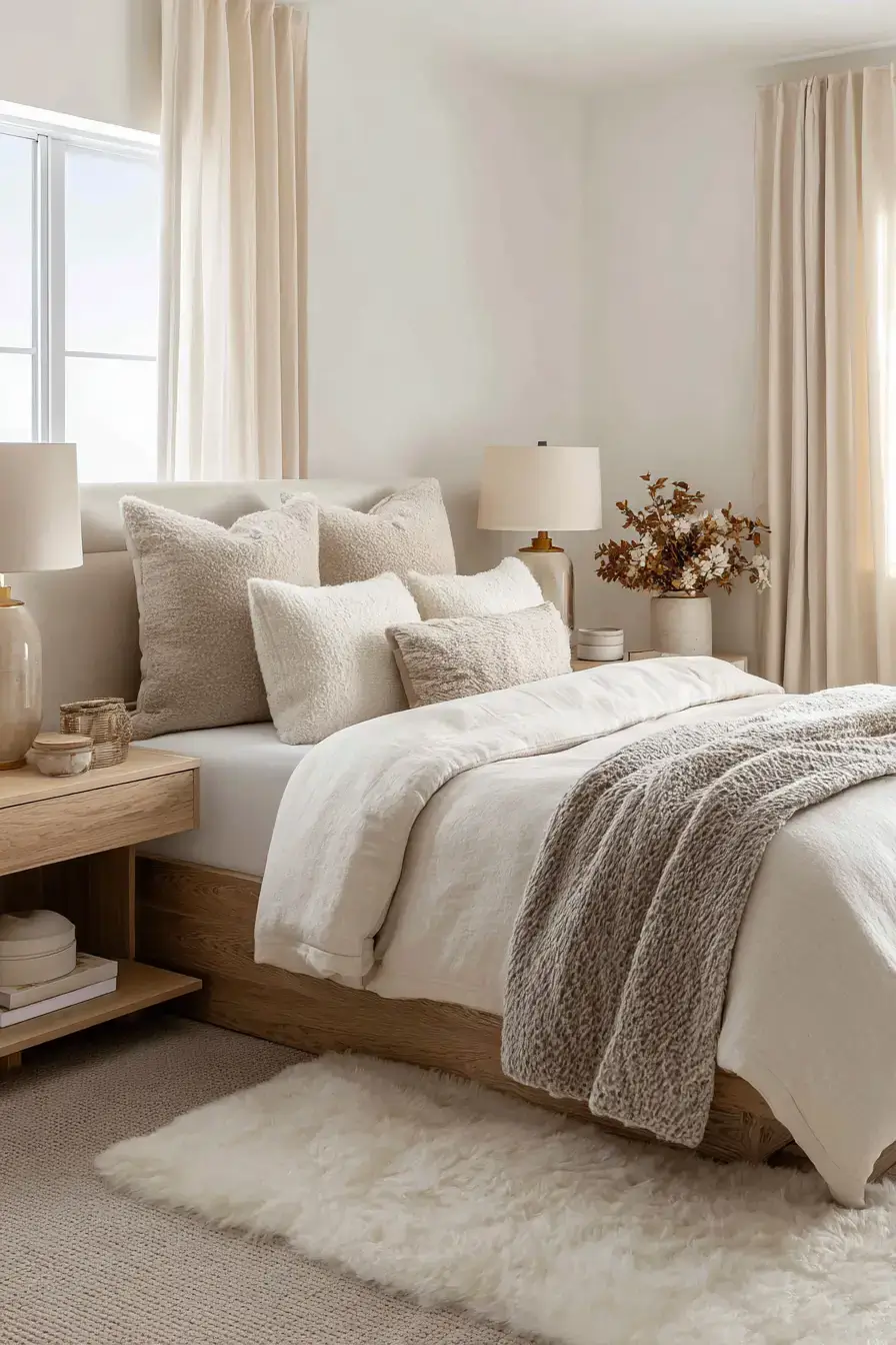 29 Warm Bedroom Ideas That Make the Cold Mornings Easier 2