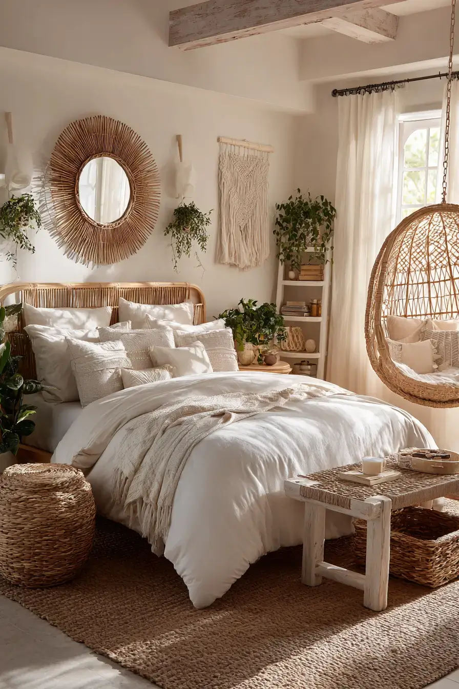 29 Beachy Boho Bedroom Ideas That Skip the Clichés 2