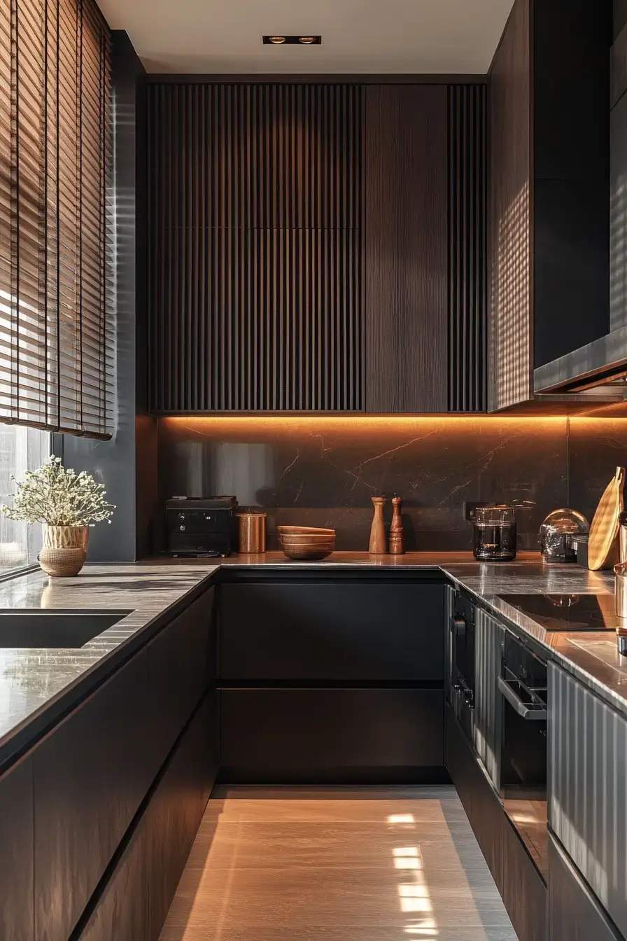 29 Aluminium Kitchen Cabinets Ideas for a Cool, Clean Look 2