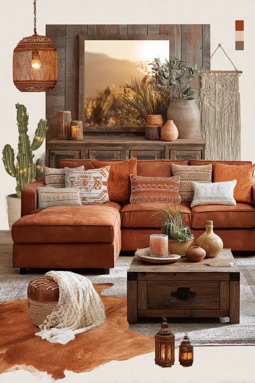 29 Warm Boho Living Room Ideas That Skip the Clichés 2