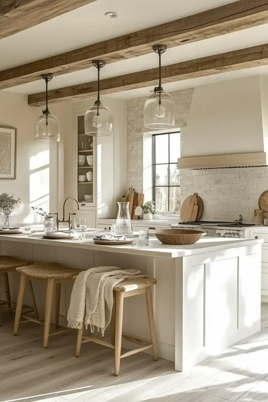 29 Farmhouse Kitchen With White Cabinets Ideas That Stay Honest 20
