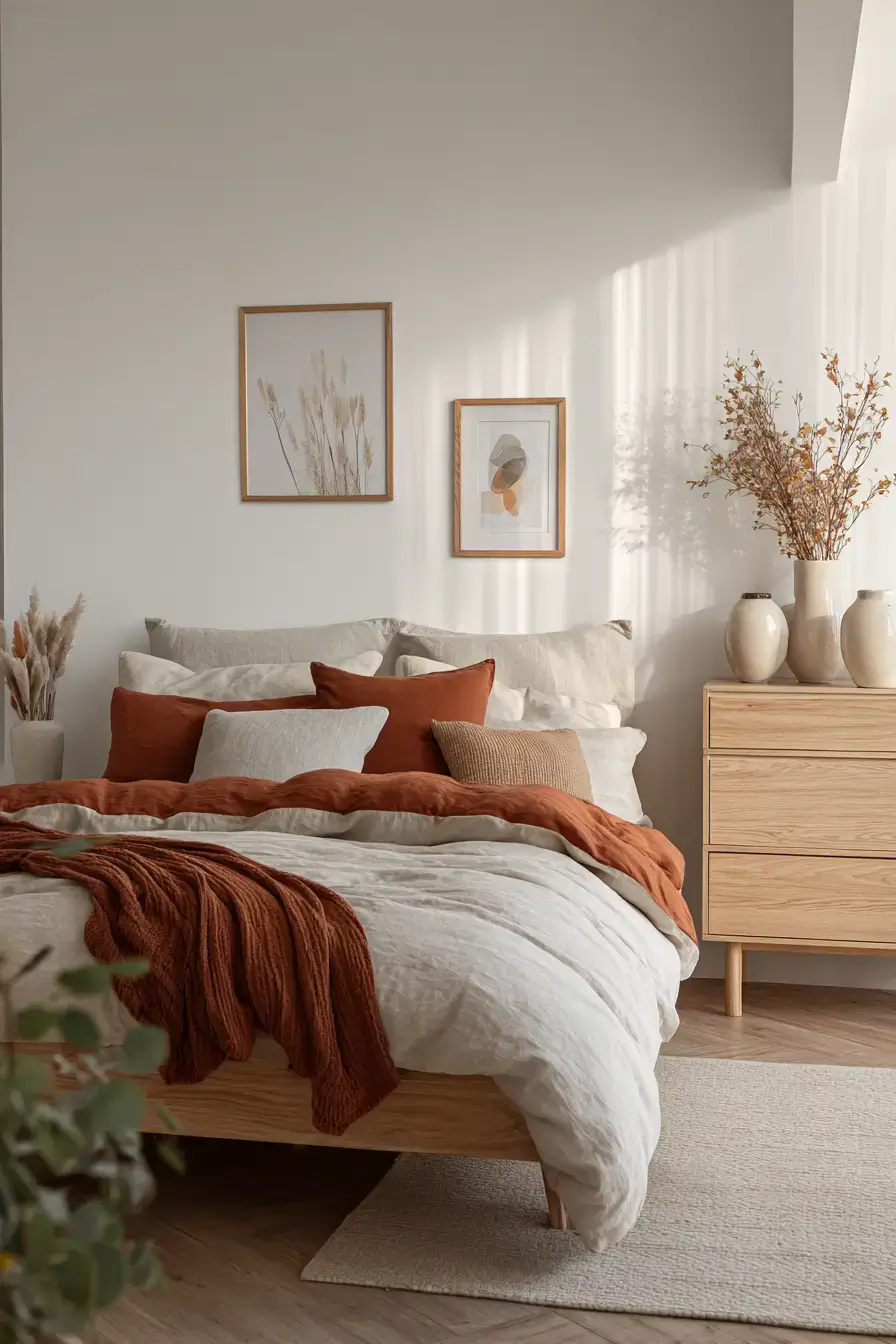 29 Warm Bedroom Ideas That Make the Cold Mornings Easier 20