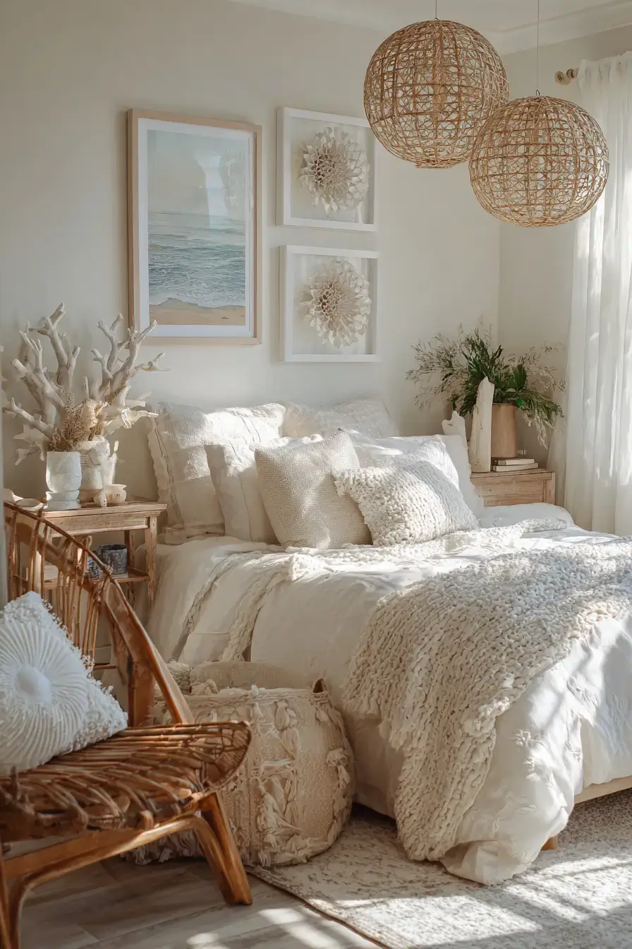 29 Beachy Boho Bedroom Ideas That Skip the Clichés 20