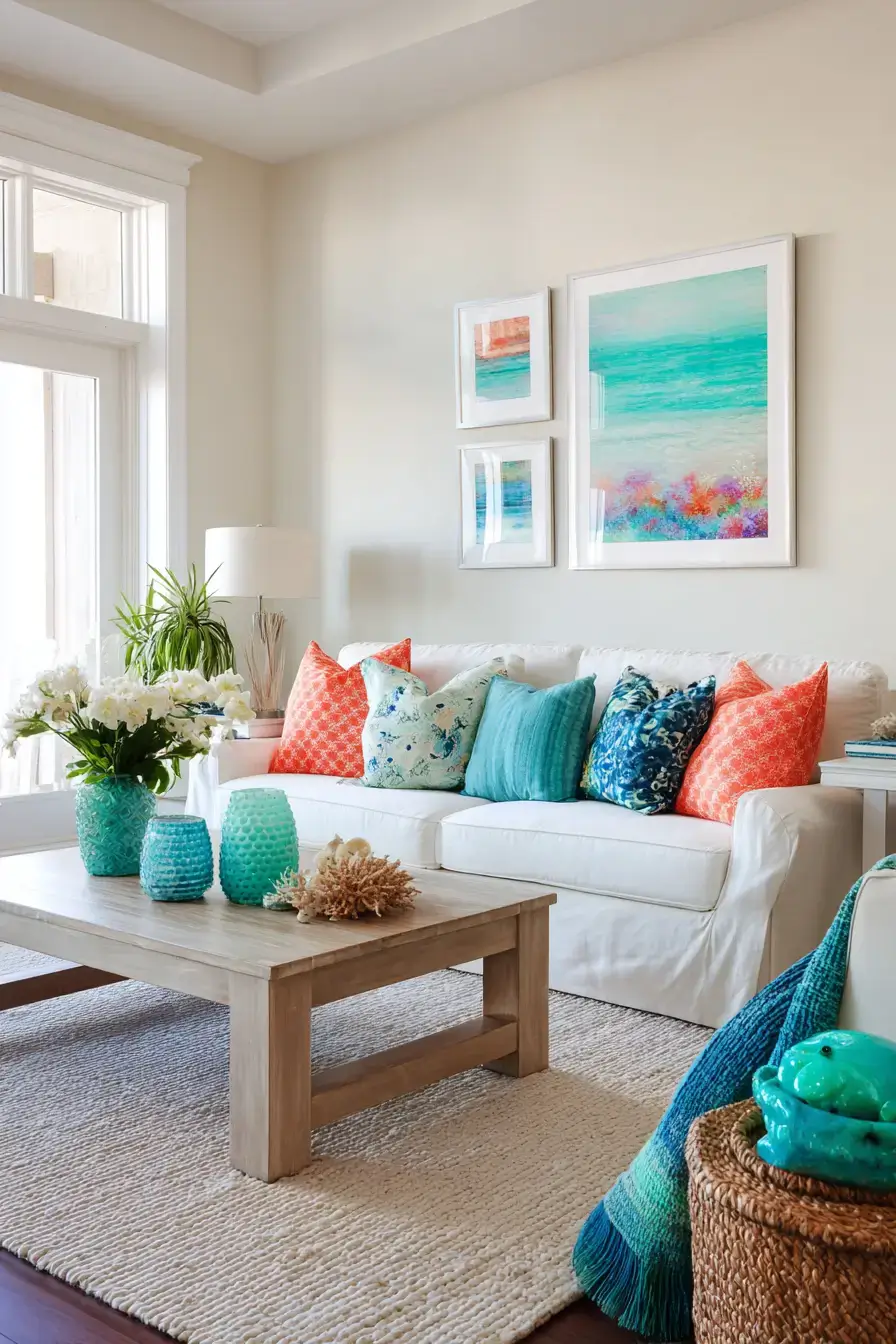 29 Beachy Living Room Ideas for an Open, Airy Space 20