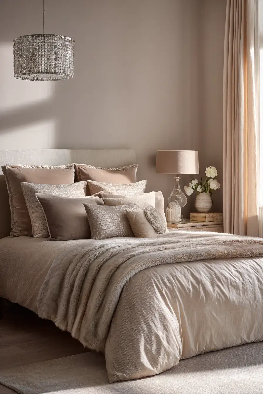 29 Warm Beige Bedroom Ideas for a Room That Calms You Down 20