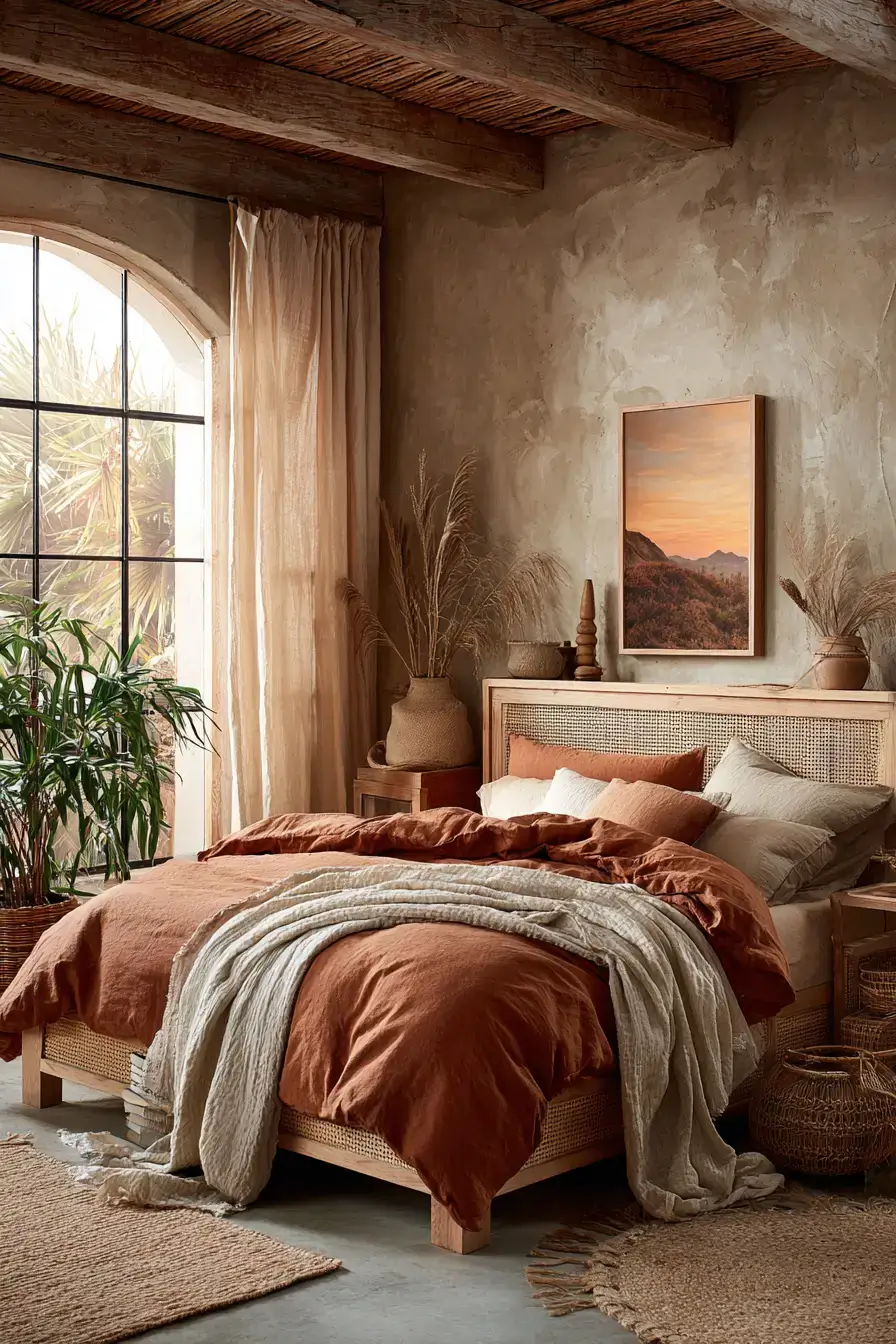 29 Warm Bedroom Aesthetic Ideas for a Room That Feels Held 21