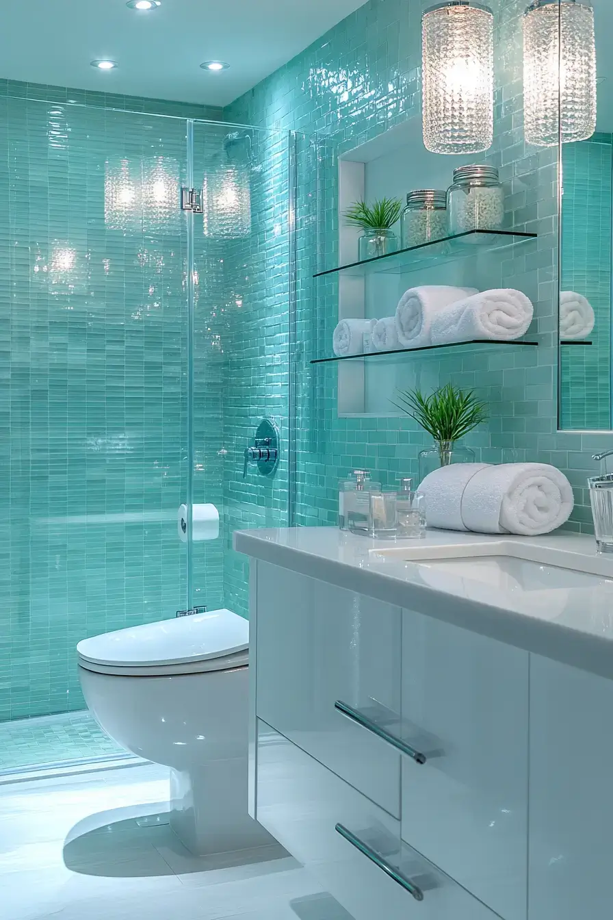 29 Ocean Themed Bathroom Ideas That Bring the Shore Indoors 21