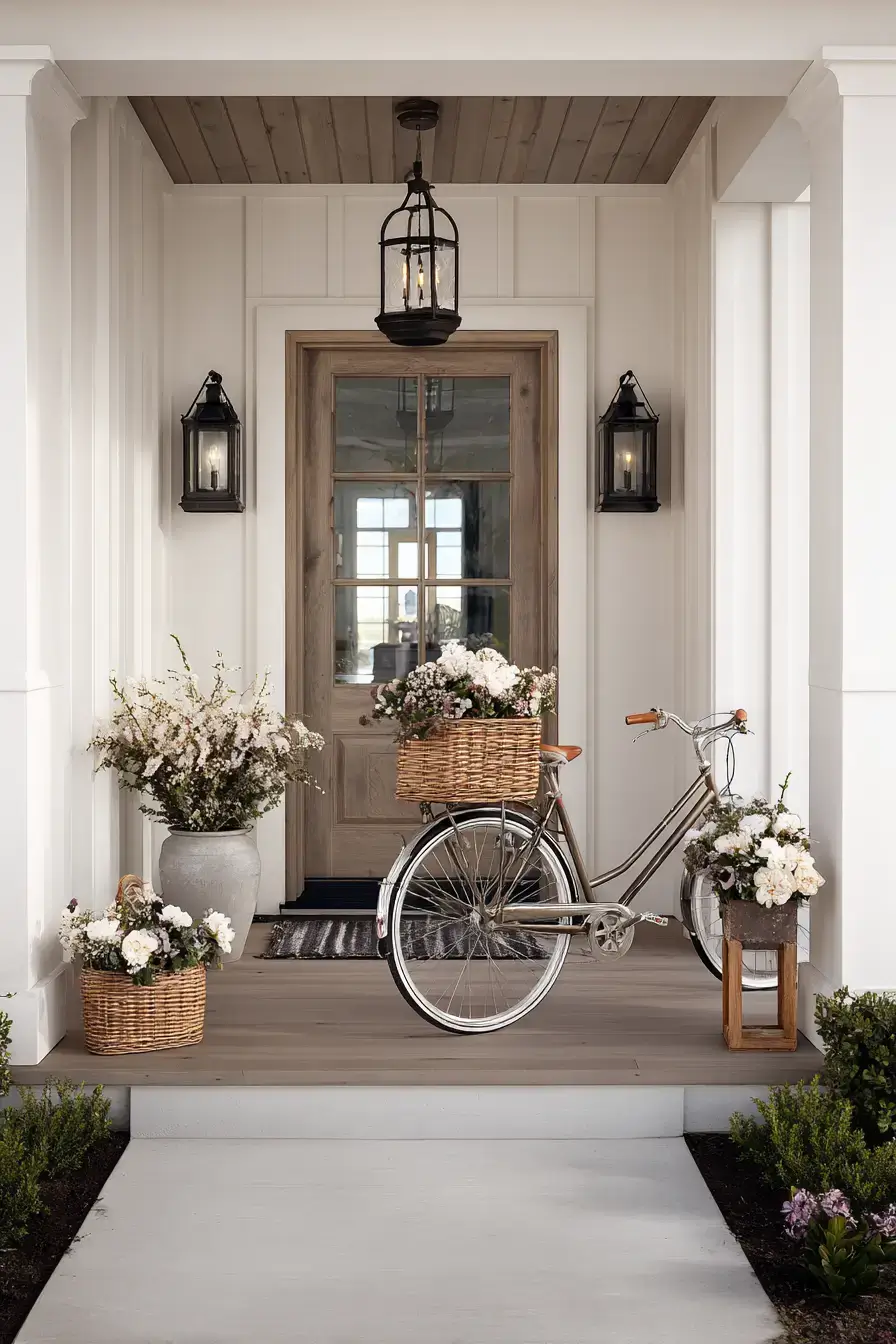 29 Bicycle Yard Decor Ideas for a Front Garden With Character 21