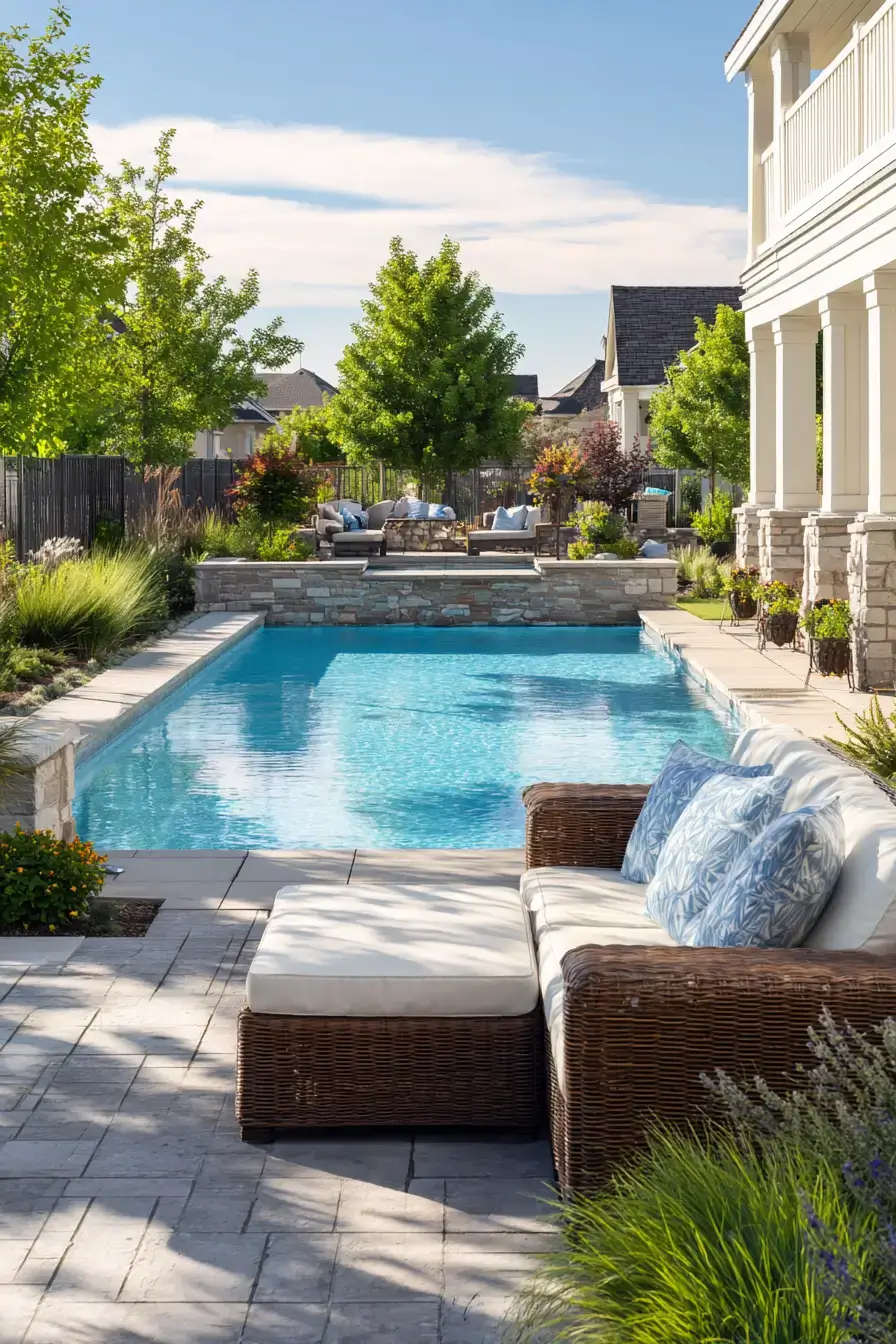 29 Backyard Pool Designs That Fit a Normal Lot 21