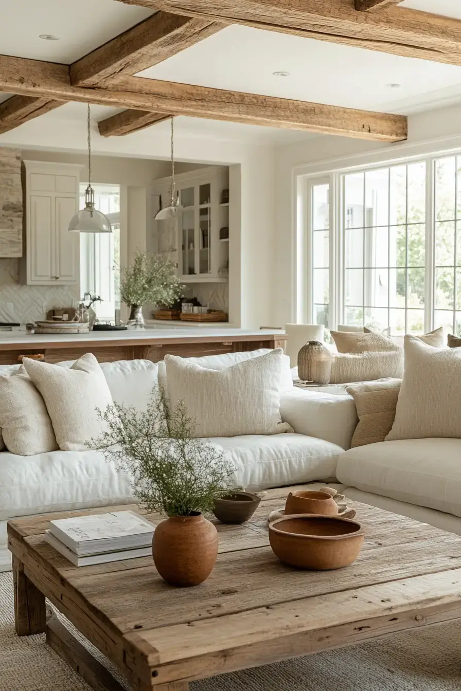 29 Warm Rustic Living Room Ideas with a Real Fireplace Feel 21
