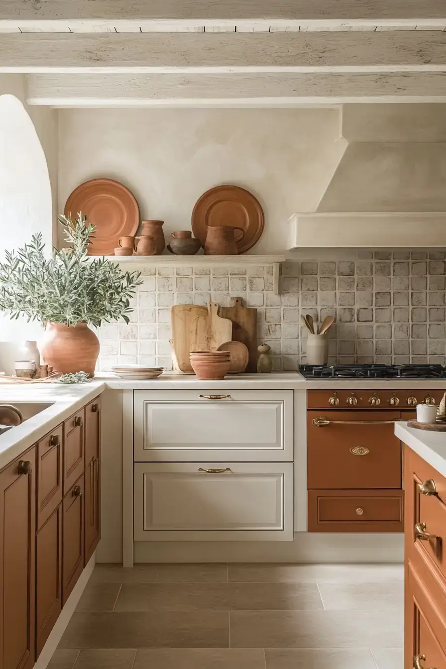 29 Two Toned Kitchen Cabinets Ideas That Split the Color Right 21