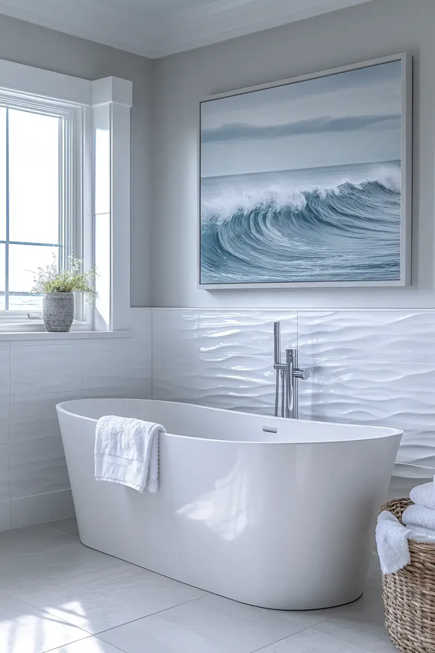 29 Beachy Bathroom Ideas That Feel Like a Cottage 21