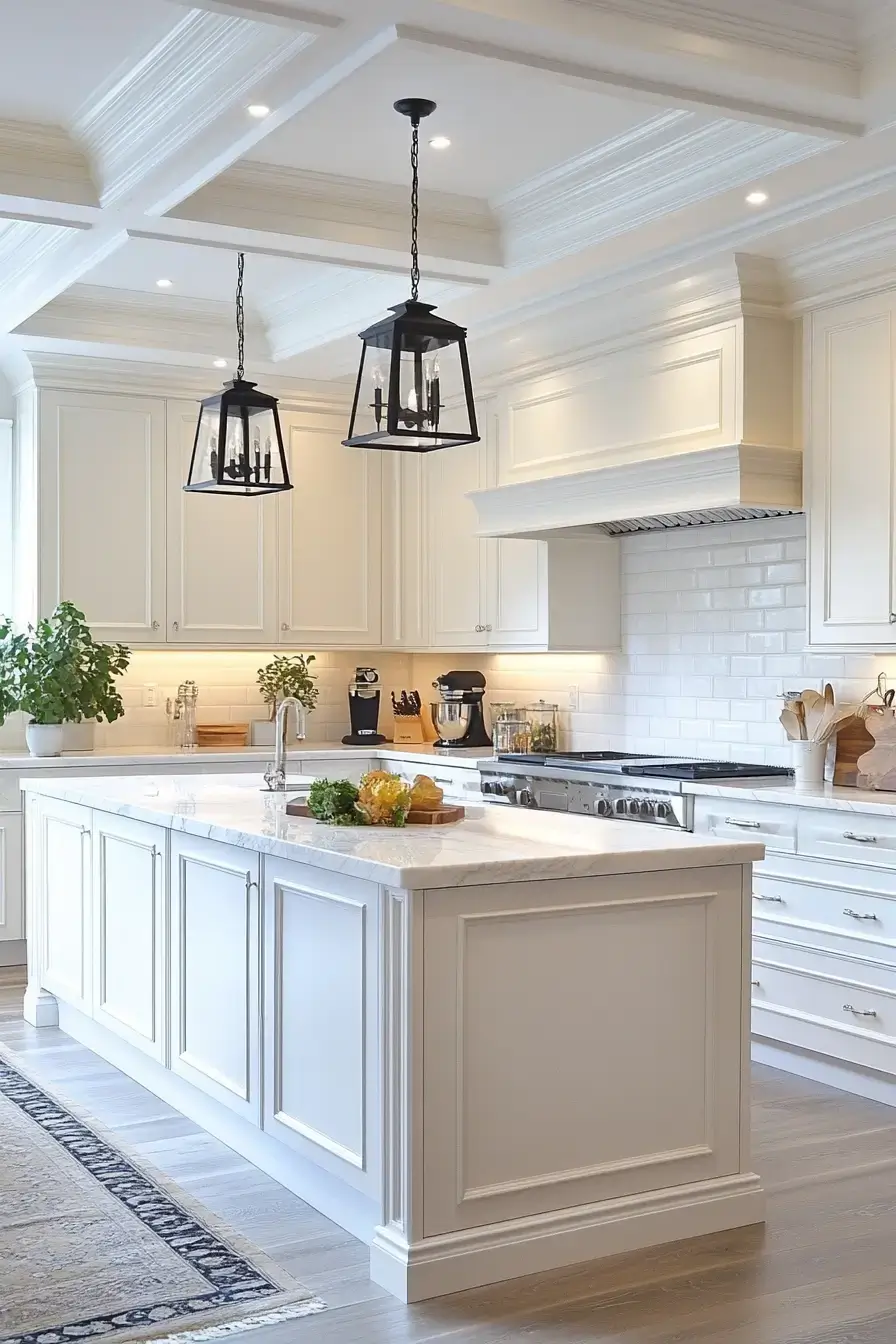 29 White Kitchen Cabinets Ideas That Keep the Room Bright 22