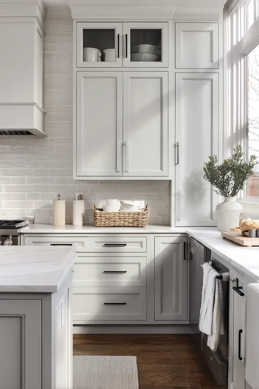 29 Two Toned Kitchen Cabinets Ideas That Split the Color Right 22