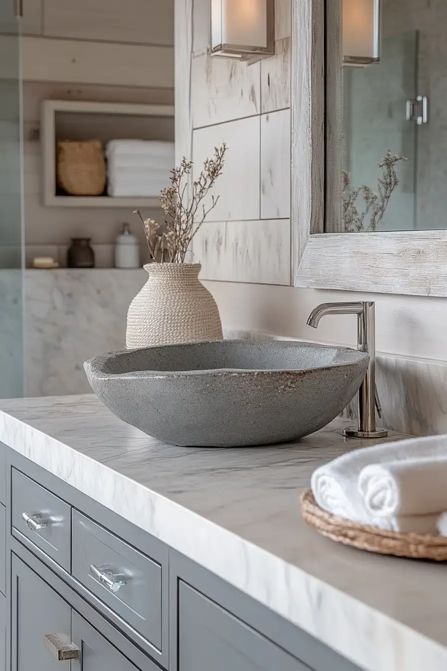 29 Beachy Bathroom Ideas That Feel Like a Cottage 22