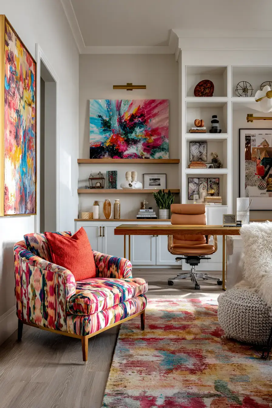 29 Dopamine Decor Office Ideas That Make the Desk Bearable 22