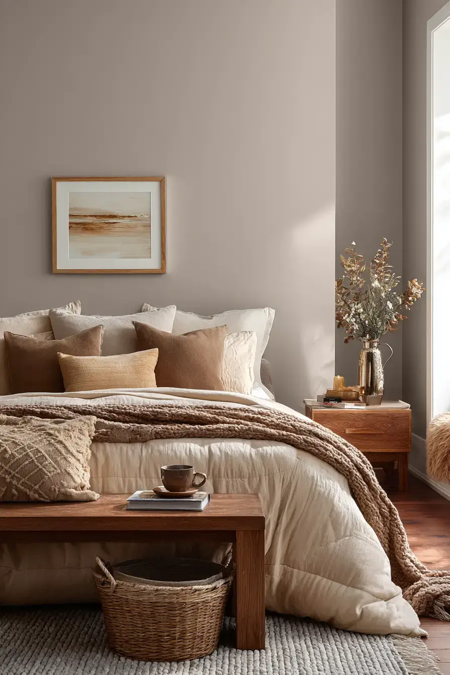29 Warm Bedroom Ideas That Make the Cold Mornings Easier 22