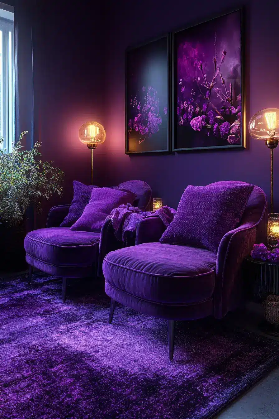 29 Purple Room Decor Ideas for a Space That Feels Grown-Up 22