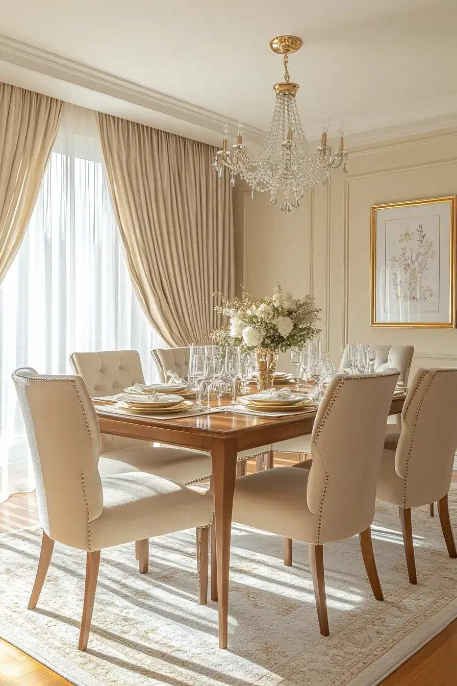 29 Warm Dining Room Ideas for a Table People Linger At 23