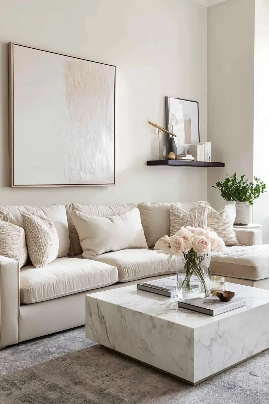 29 Warm Beige Living Room Ideas That Read Lived-In, Not Plain 23