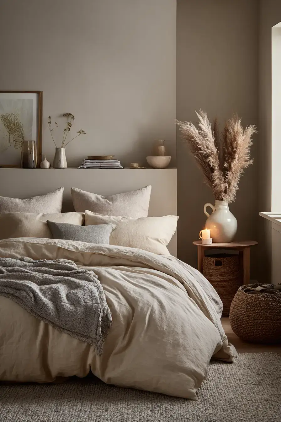 29 Warm Beige Bedroom Ideas for a Room That Calms You Down 23