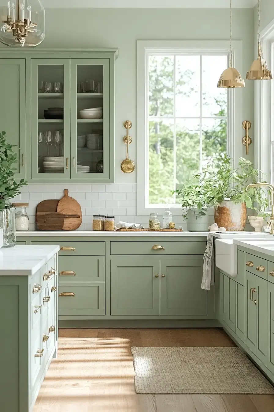 29 Sage Kitchen Cabinets Ideas for a Calm, Real Kitchen 23