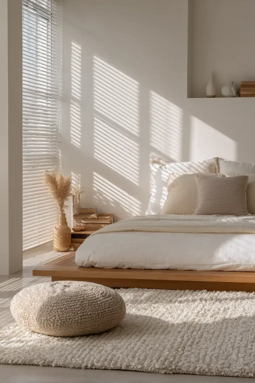 29 Warm Minimalist Bedroom Ideas That Still Feel Soft 23