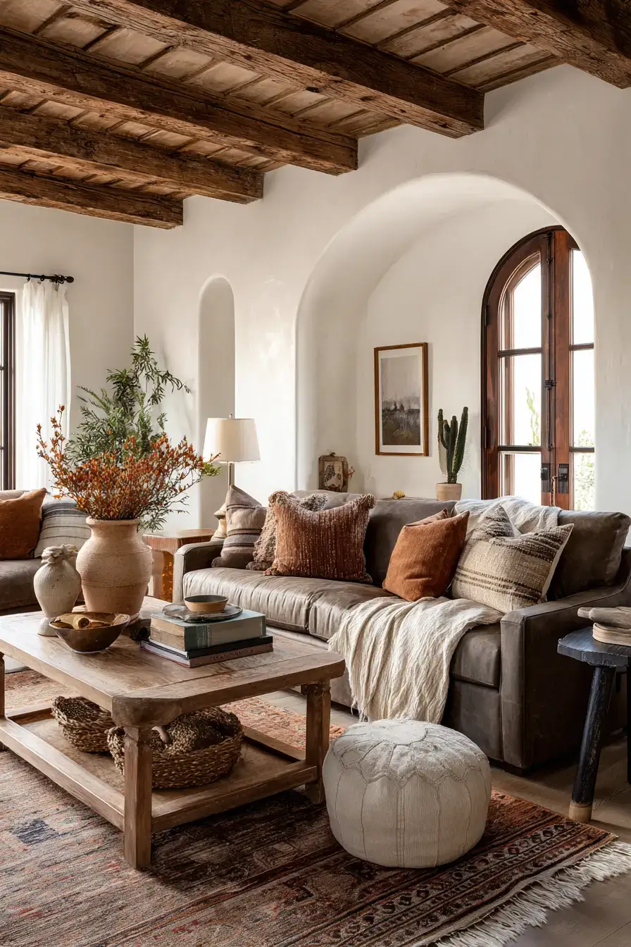 29 Warm Boho Living Room Ideas That Skip the Clichés 24