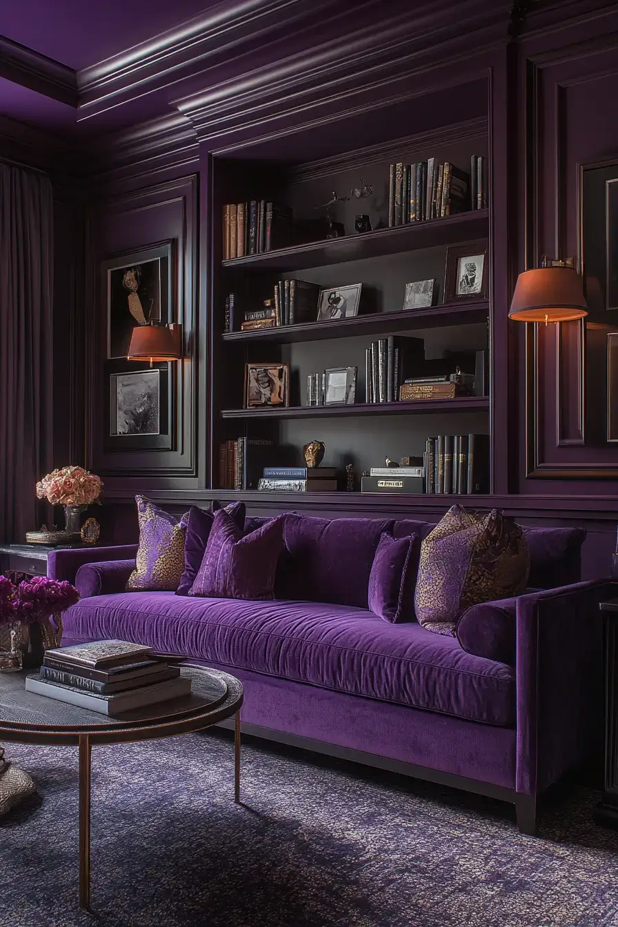 29 Purple Room Decor Ideas for a Space That Feels Grown-Up 24