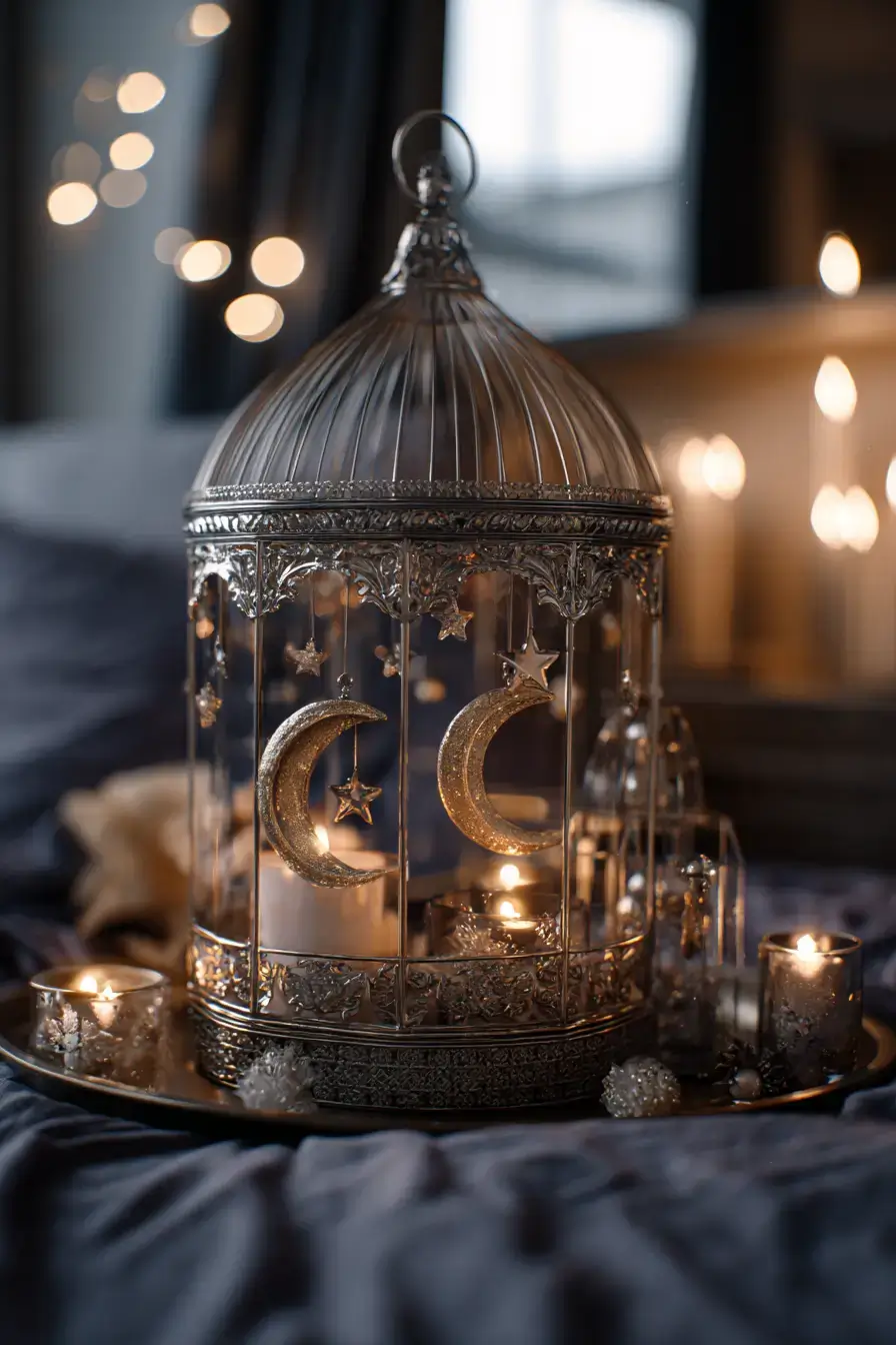29 Vintage Birdcage Decor Ideas for a Cottage Corner 24