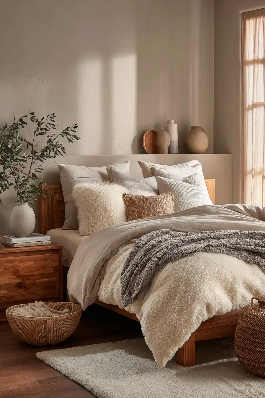 29 Warm Cozy Bedroom Ideas for the Nights That Run Long 24