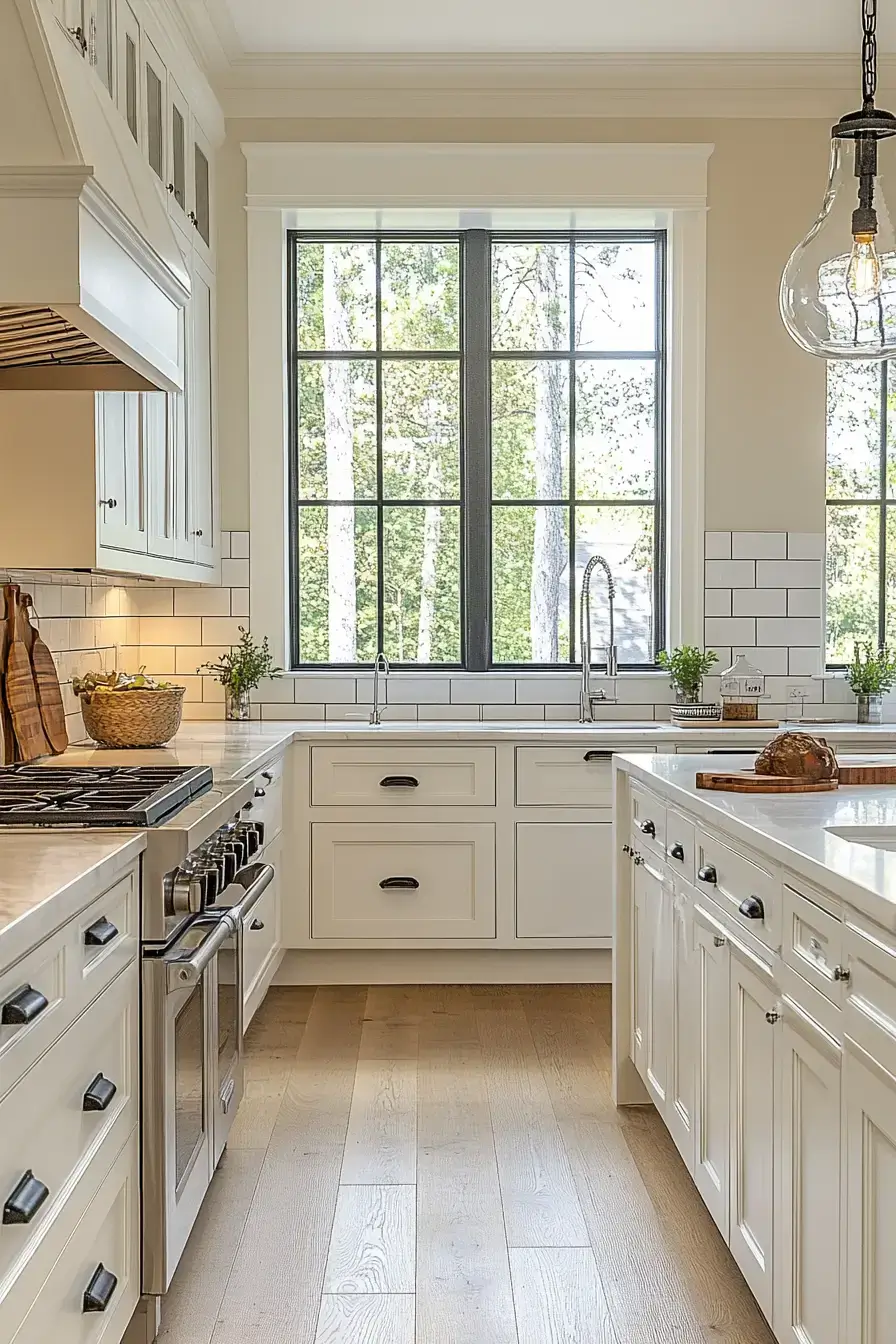 29 White Kitchen Cabinets Ideas That Keep the Room Bright 24