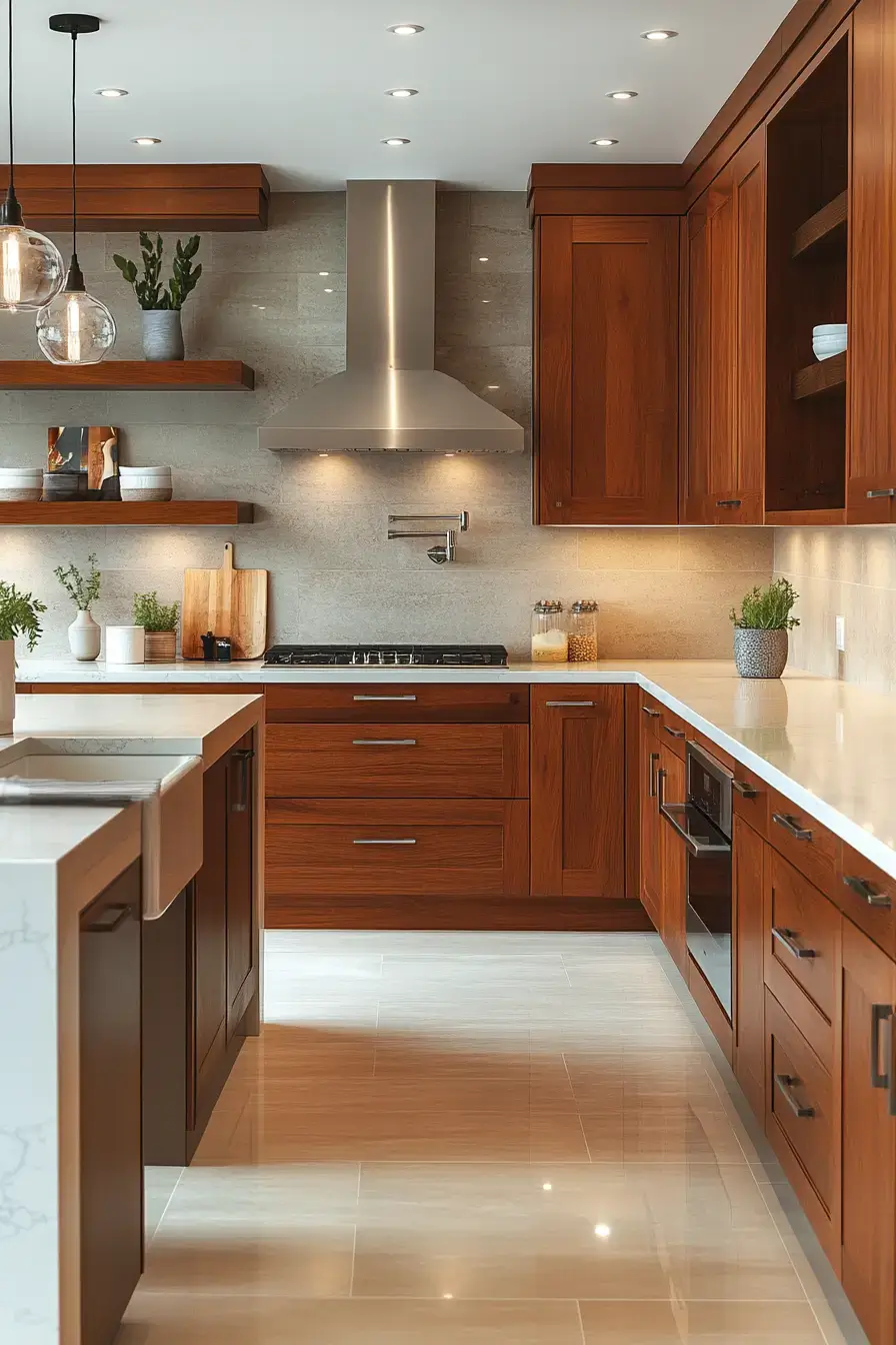 29 Stained Kitchen Cabinets Ideas That Show the Real Wood 24