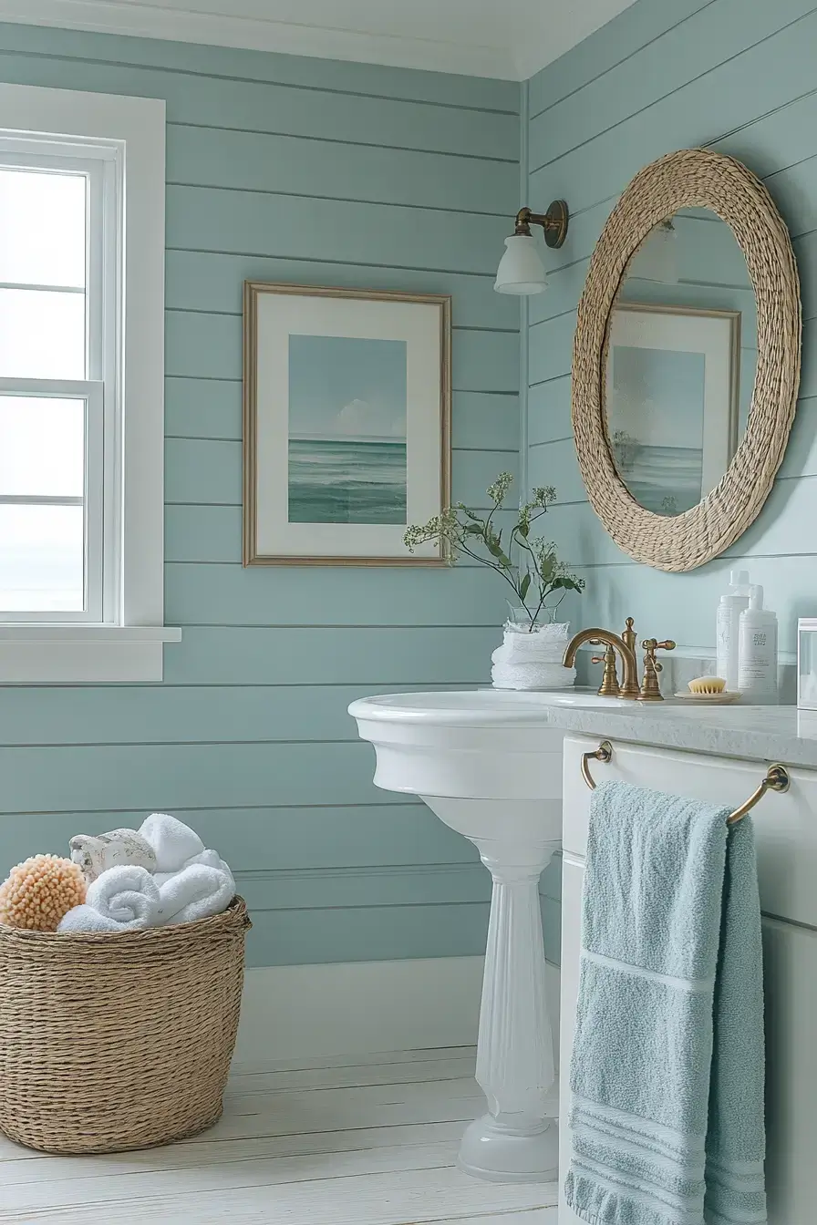 29 Ocean Themed Bathroom Ideas That Bring the Shore Indoors 24
