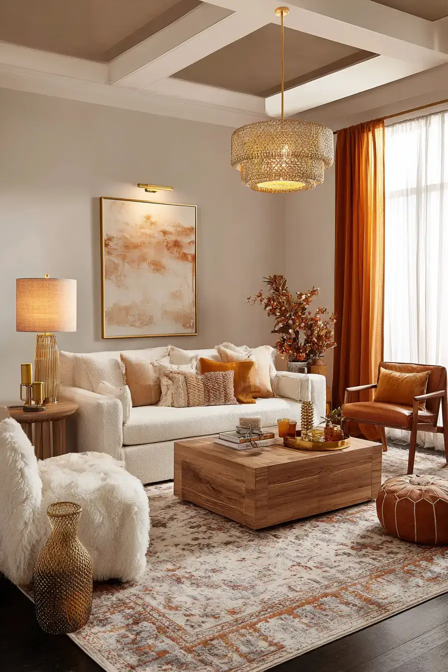 29 Warm Boho Living Room Ideas That Skip the Clichés 25