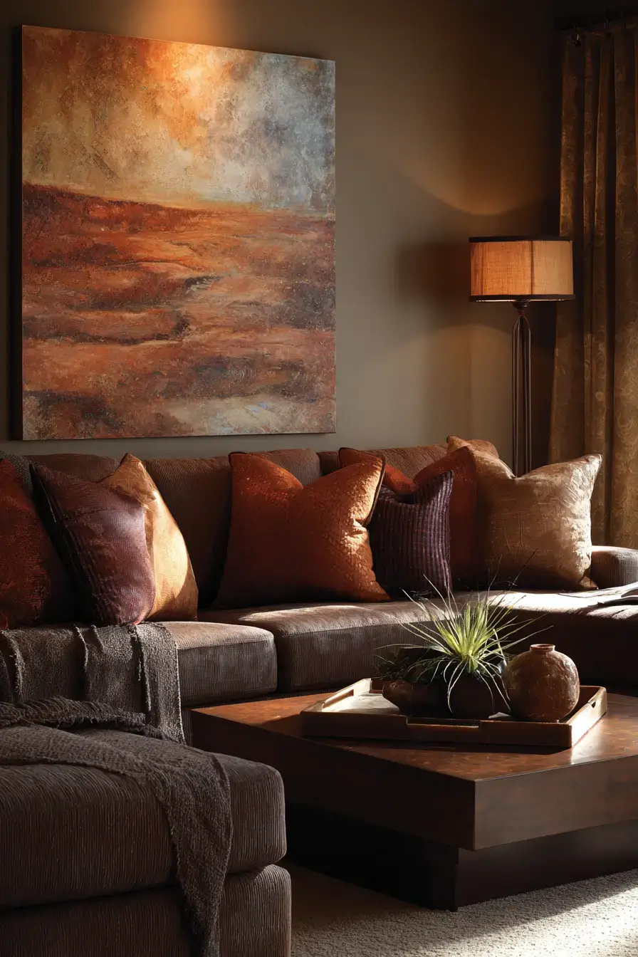 29 Warm Earthy Living Room Ideas Grounded in Real Materials 25