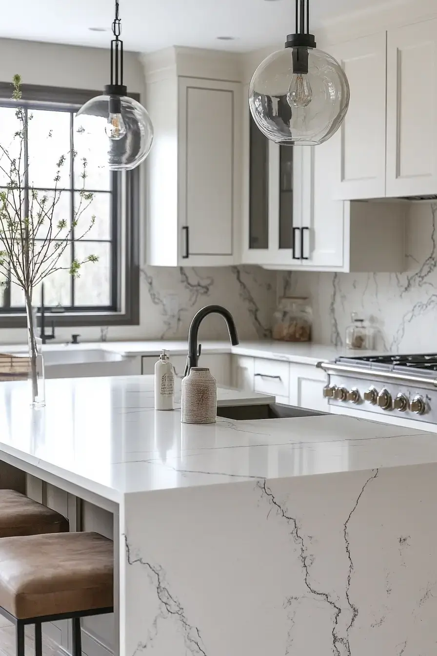 29 White Kitchen Cabinets Ideas That Keep the Room Bright 25