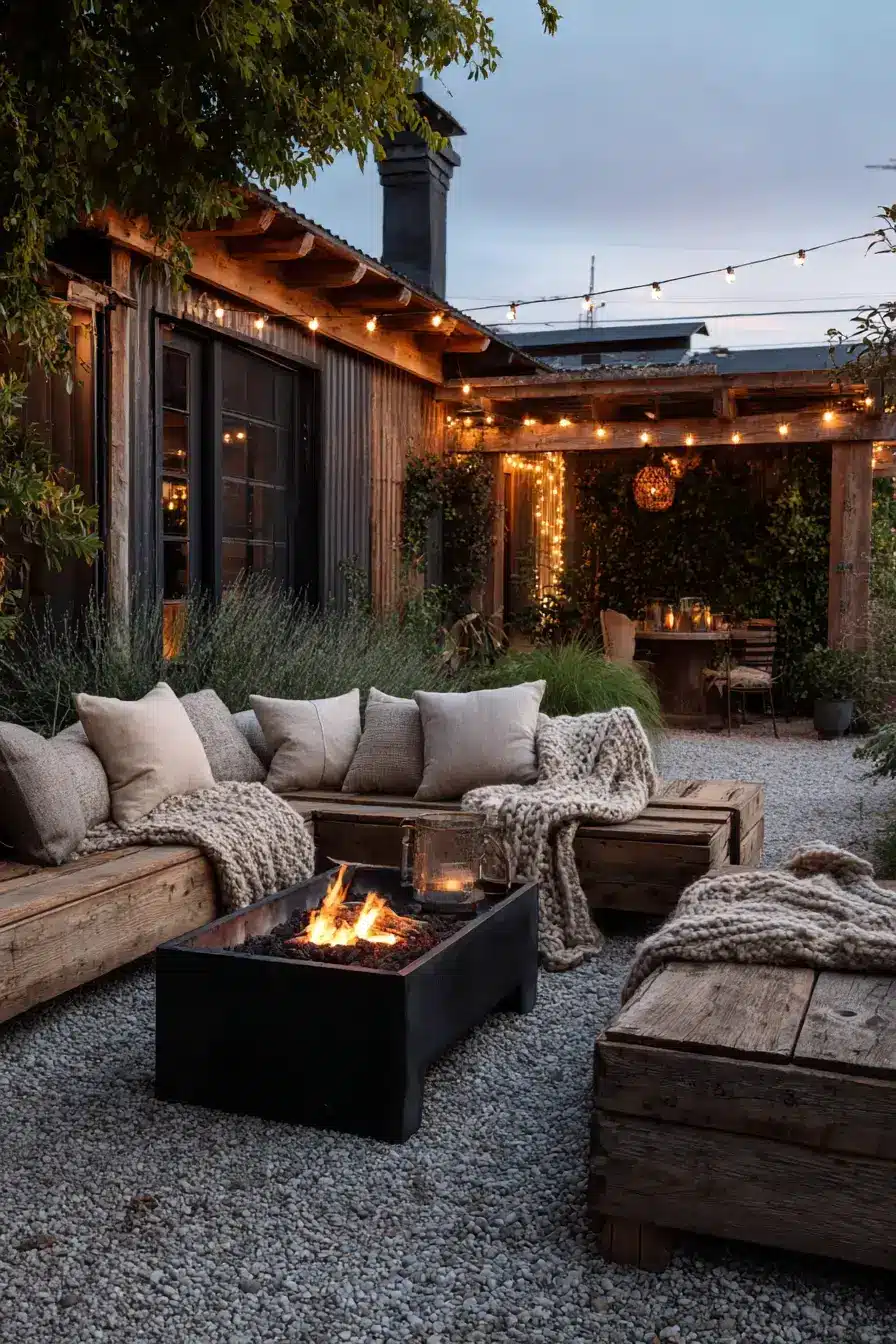 29 Fire Pit Ideas for a Backyard on a Budget That Still Feel Cozy 25