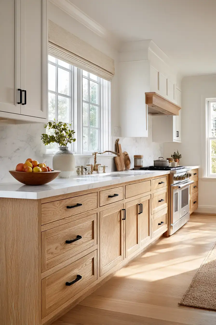 29 Two Toned Kitchen Cabinets Ideas That Split the Color Right 25
