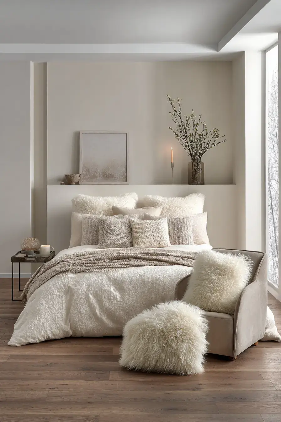 29 Warm Beige Bedroom Ideas for a Room That Calms You Down 25