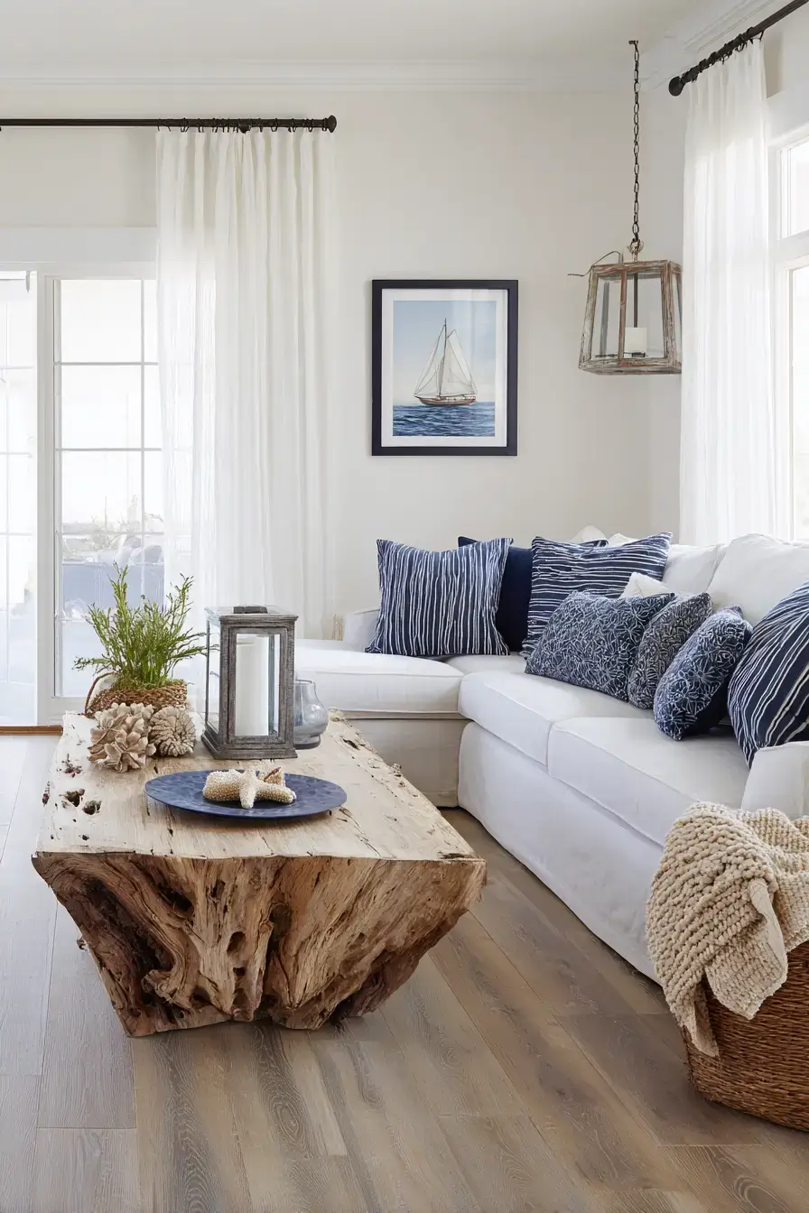 29 Beachy Living Room Ideas for an Open, Airy Space 25
