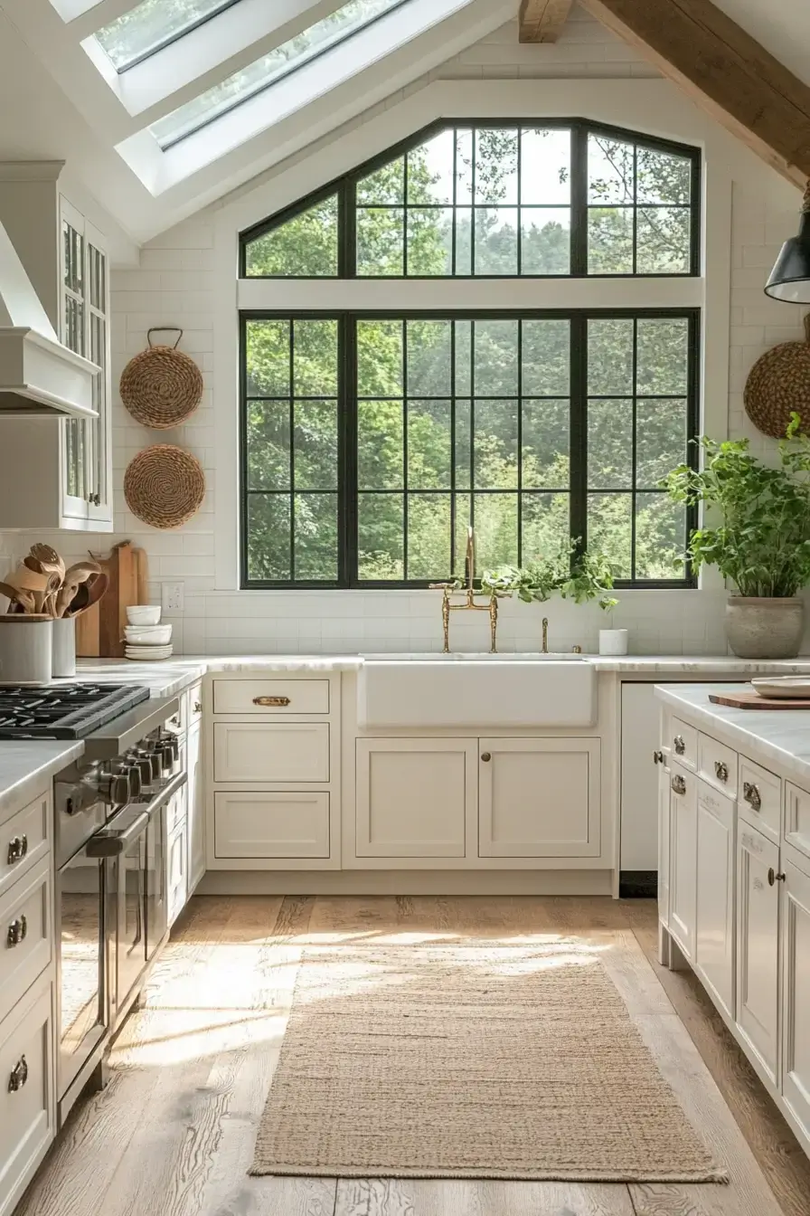 29 Farmhouse Kitchen With White Cabinets Ideas That Stay Honest 25