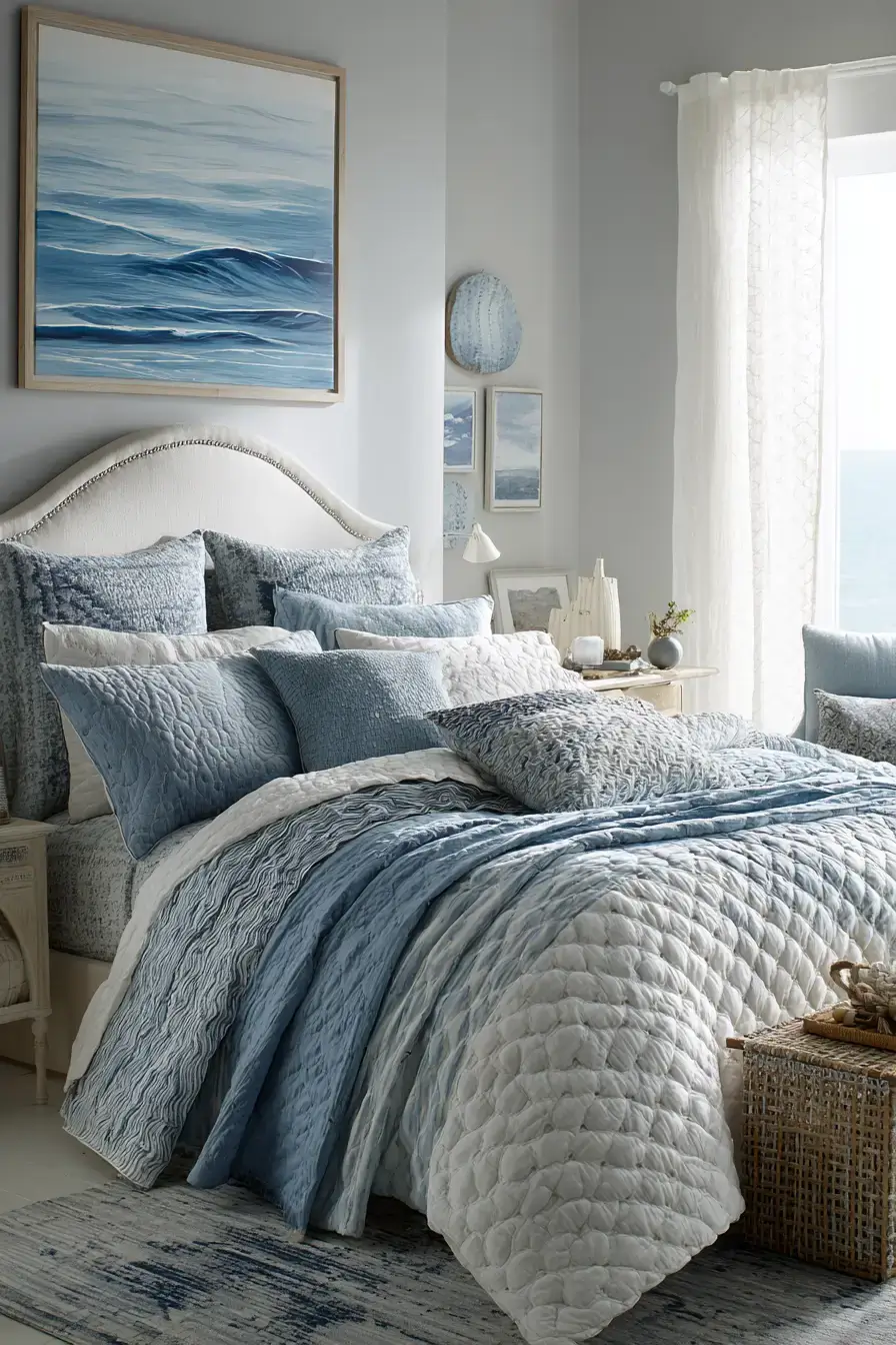 29 Beachy Bedroom Ideas for a Room That Breathes 25